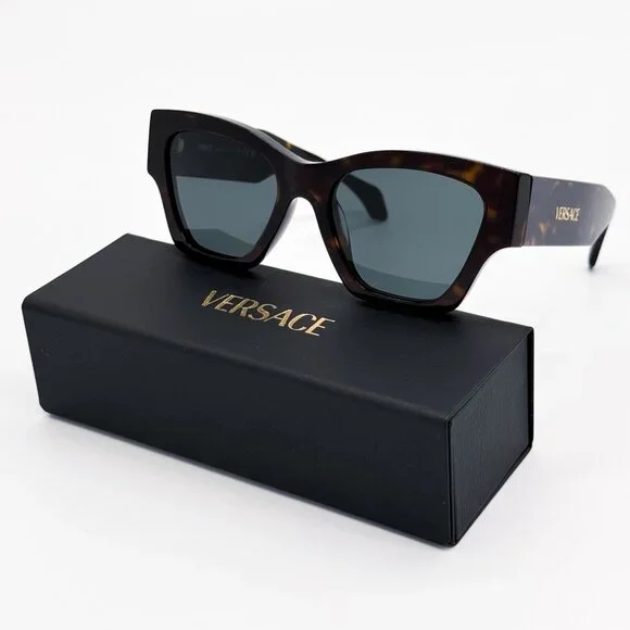 NEW VE4492U 108/87 VERSACE SUNGLASSES Versace VE4492U 108/87 Dark Havana Sunglasses for Woman  main image 4